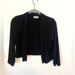 Calvin Klein Cropped Black Cardigan